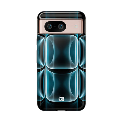 Cyan Core Matrix · Tough Phone Case for Pixel ·  Blue