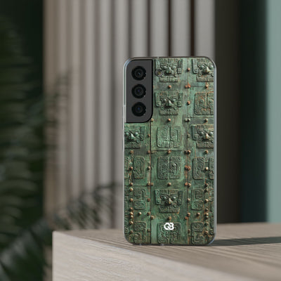 Dynastic Bronze Relief · Lite Phone Case for Samsung · Green