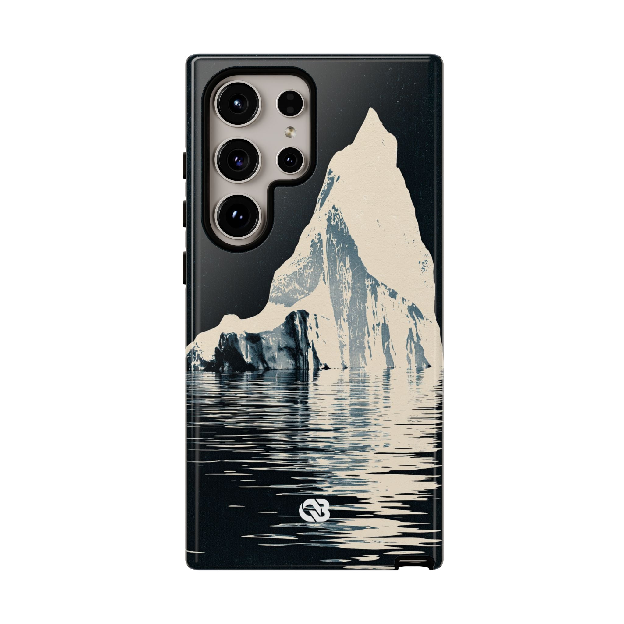 Blue Tough Phone Case for Samsung - Frozen Navy Monolith