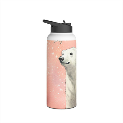 Polar Bear Nebula - Stainless Steel Water Bottle