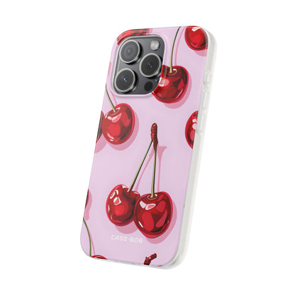 Glossy Cherry Burst iPhone 15 Pro Case - Soft - CASE•BOB