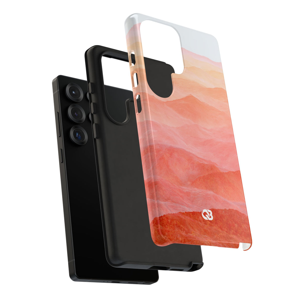 Alpenglow Ridge Vista · Tough Phone Case for Samsung · Orange