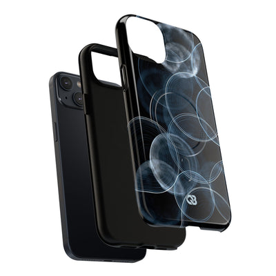 Blue Tough 2.0 Magsafe Phone Case for iPhone - Cyan Pulse Ripple