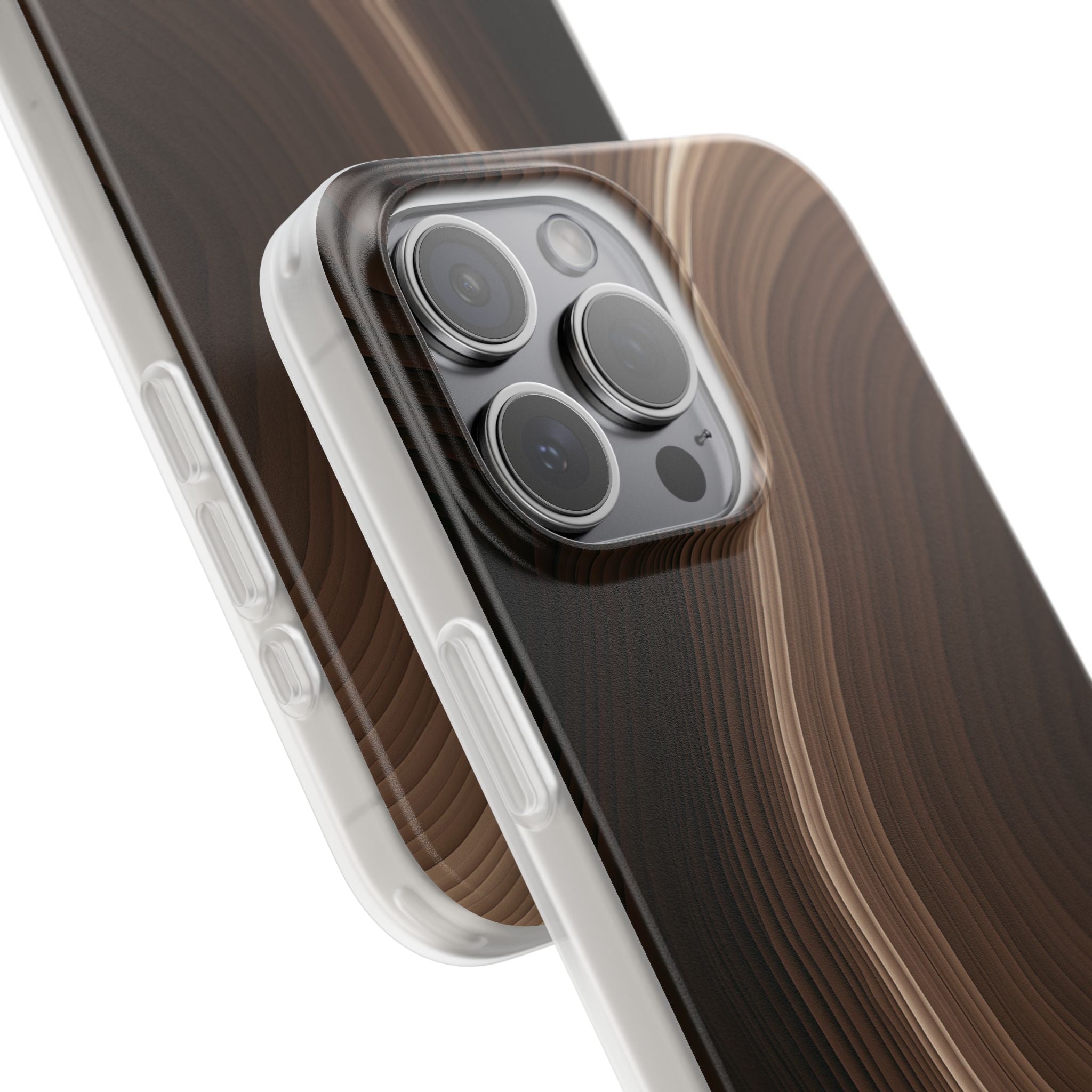 Brown Lite Phone Case for iPhone - Bronzed Canyon Relief