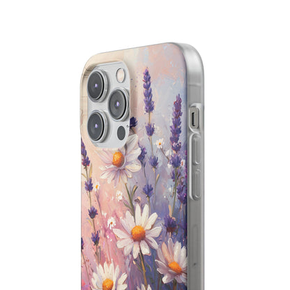 Daisy Lavender Bloom iPhone 14 Pro Max Case - Soft
