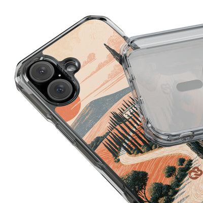 Orange Impact MagSafe Phone Case for iPhone - Terracotta Ridge Trail