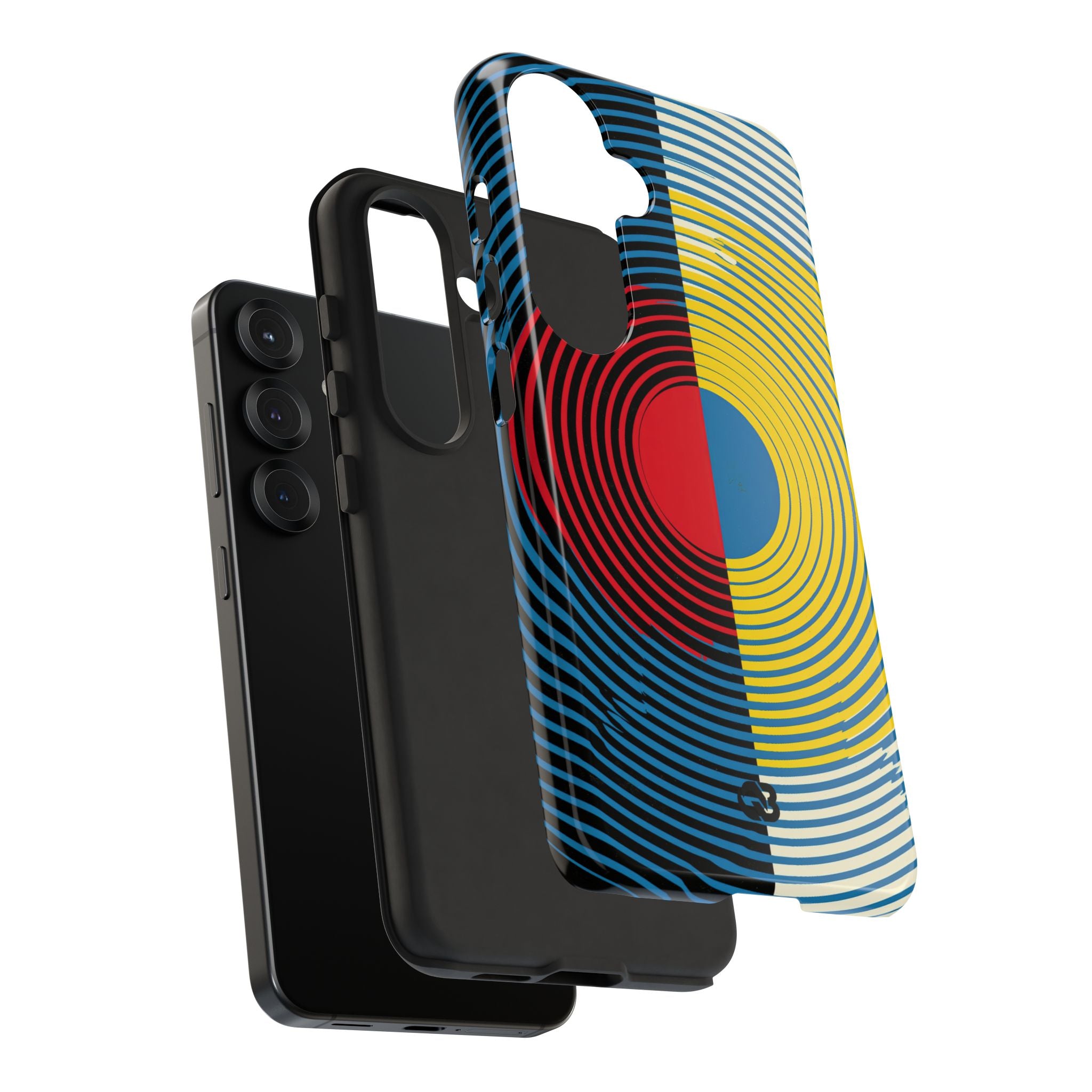Blue Tough Phone Case for Samsung - Primary Circuit Orbit