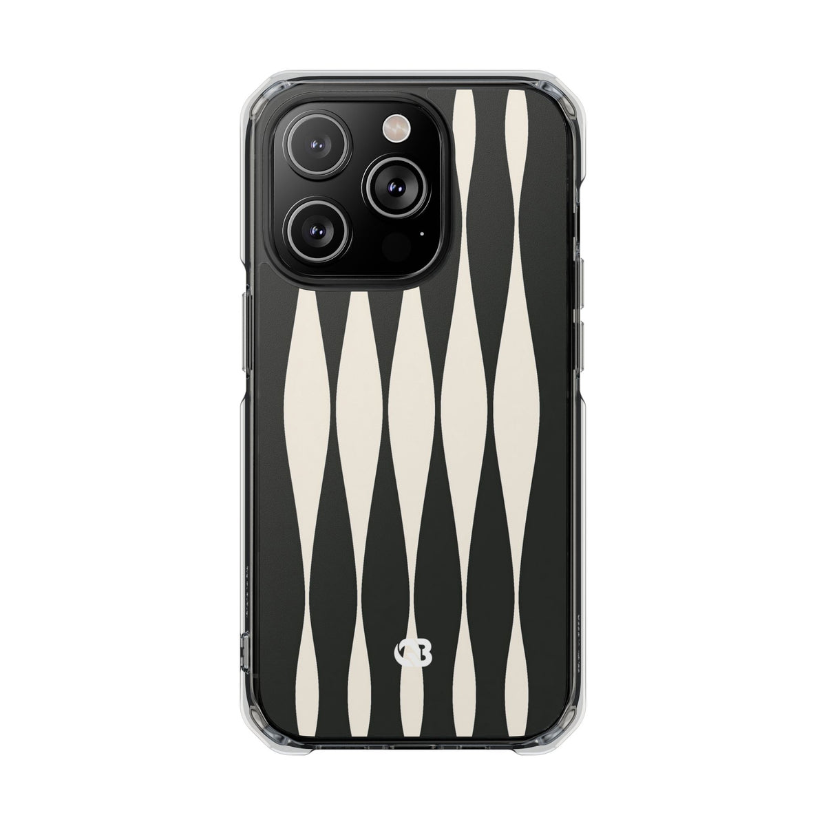 Orbital Resonance · Clear Impact Magnetic Phone Case for iPhone ·  Black