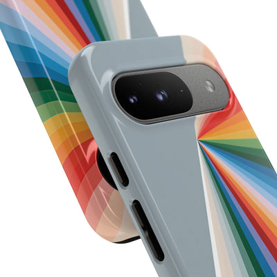 Grey Tough Phone Case for Google Pixel - Slate Prism Burst