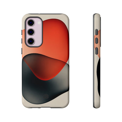 Translucent Crimson Form · Tough Phone Case for Samsung · Red