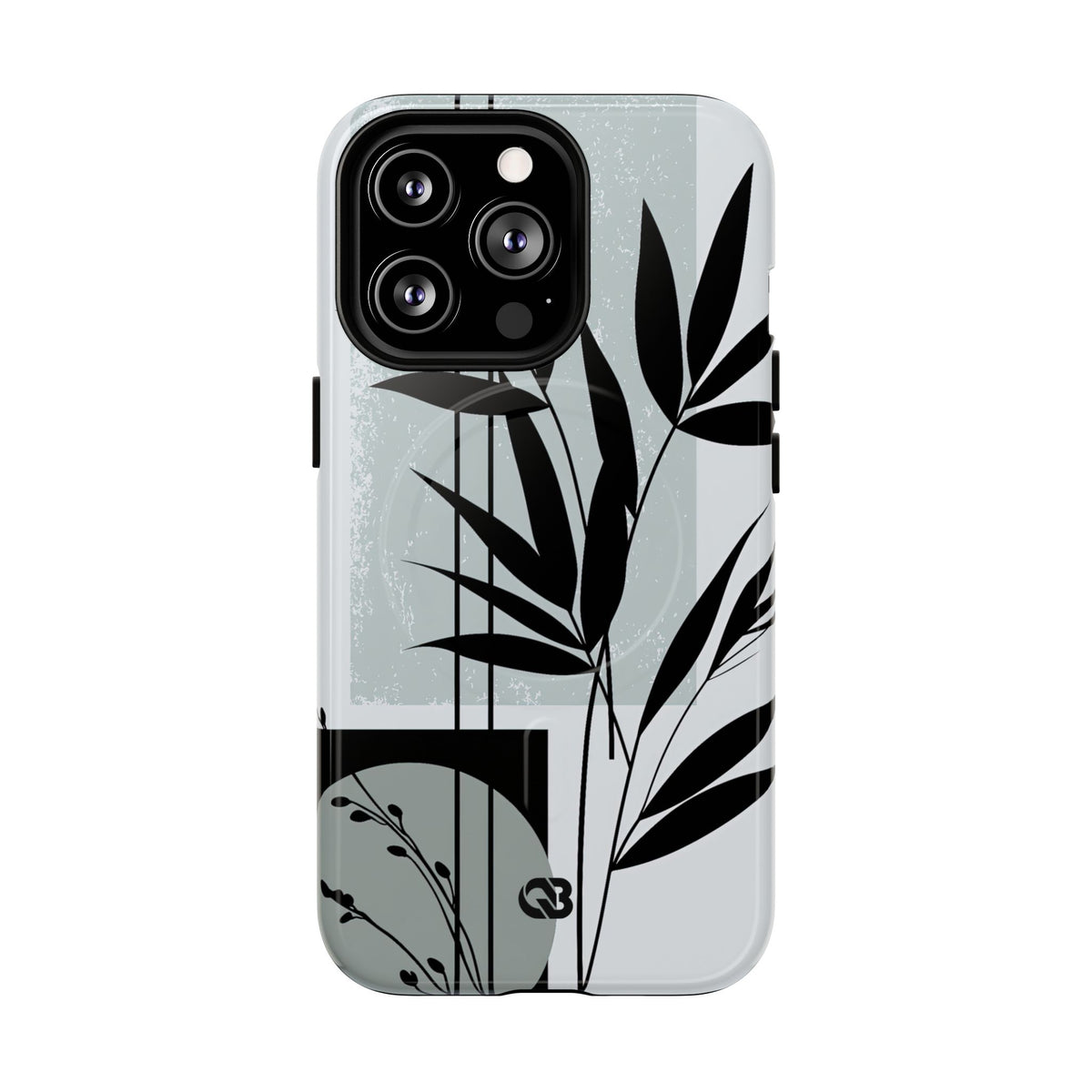 Zen Bamboo Silhouette · Tough 2.0 Magnetic Phone Case for iPhone · Green