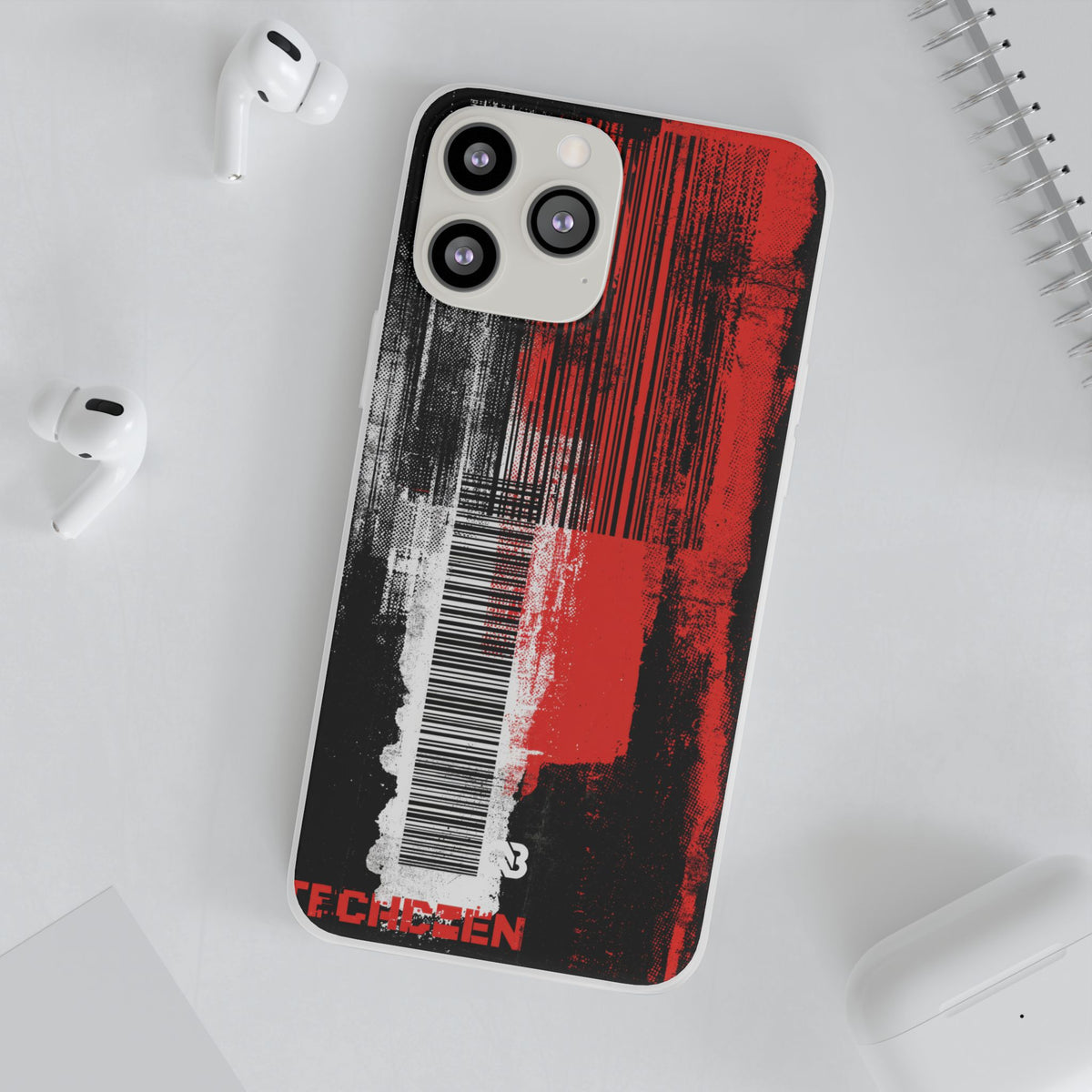 Distorted Barcode · Lite Phone Case for iPhone ·  Black