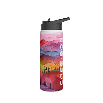 White Pathway - Stainless Steel Water Bottle