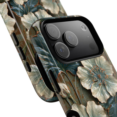 Gilded Blossom Reverie · Tough 2.0 Magnetic Phone Case for iPhone · Teal