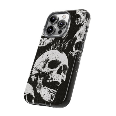Punk Skull Riot · Tough Phone Case for iPhone · Black