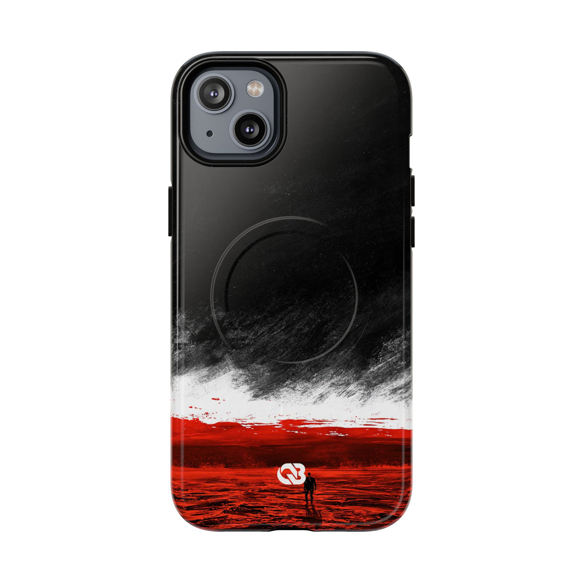 Crimson Void · Tough 2.0 Magnetic Phone Case for iPhone · Black