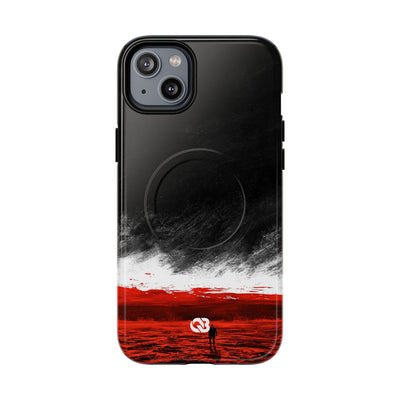 Crimson Void · Tough 2.0 Magnetic Phone Case for iPhone · Black