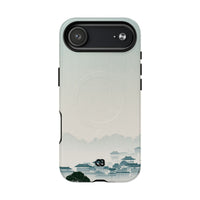 Blue Tough 2.0 Magsafe Phone Case for iPhone - Mist Valley Pagoda