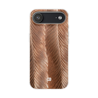 Rose Gold Weave · Lite Phone Case for iPhone ·  Brown