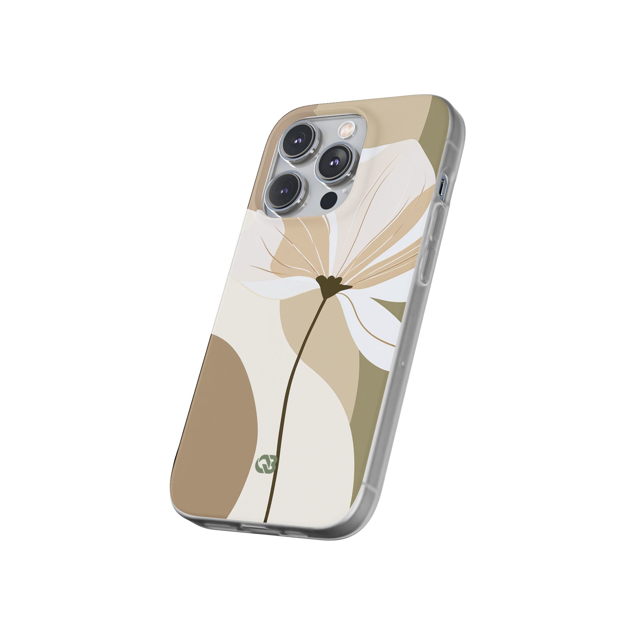 Beige Lite Phone Case for iPhone - Sage Linen Magnolia