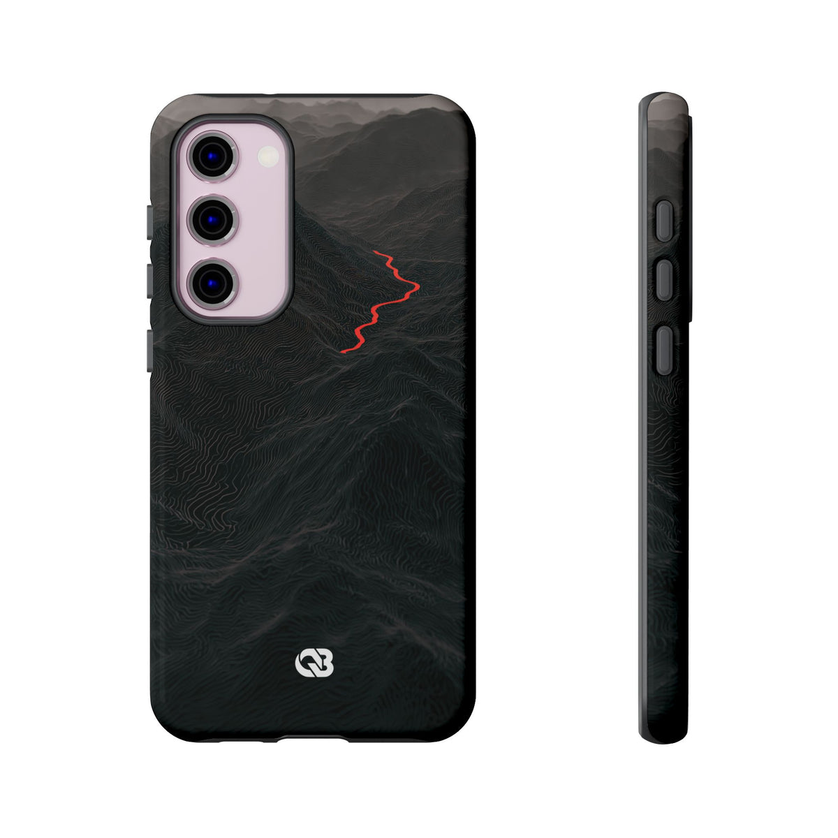 Crimson Ridge Pass · Tough Phone Case for Samsung · Black