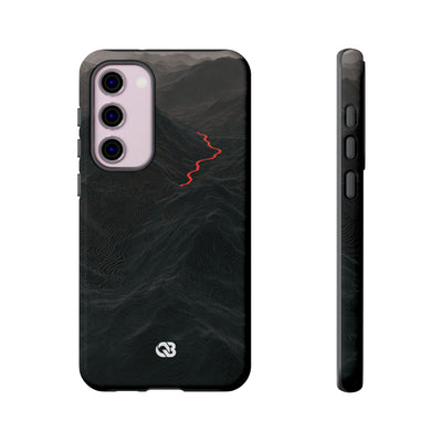 Crimson Ridge Pass · Tough Phone Case for Samsung · Black