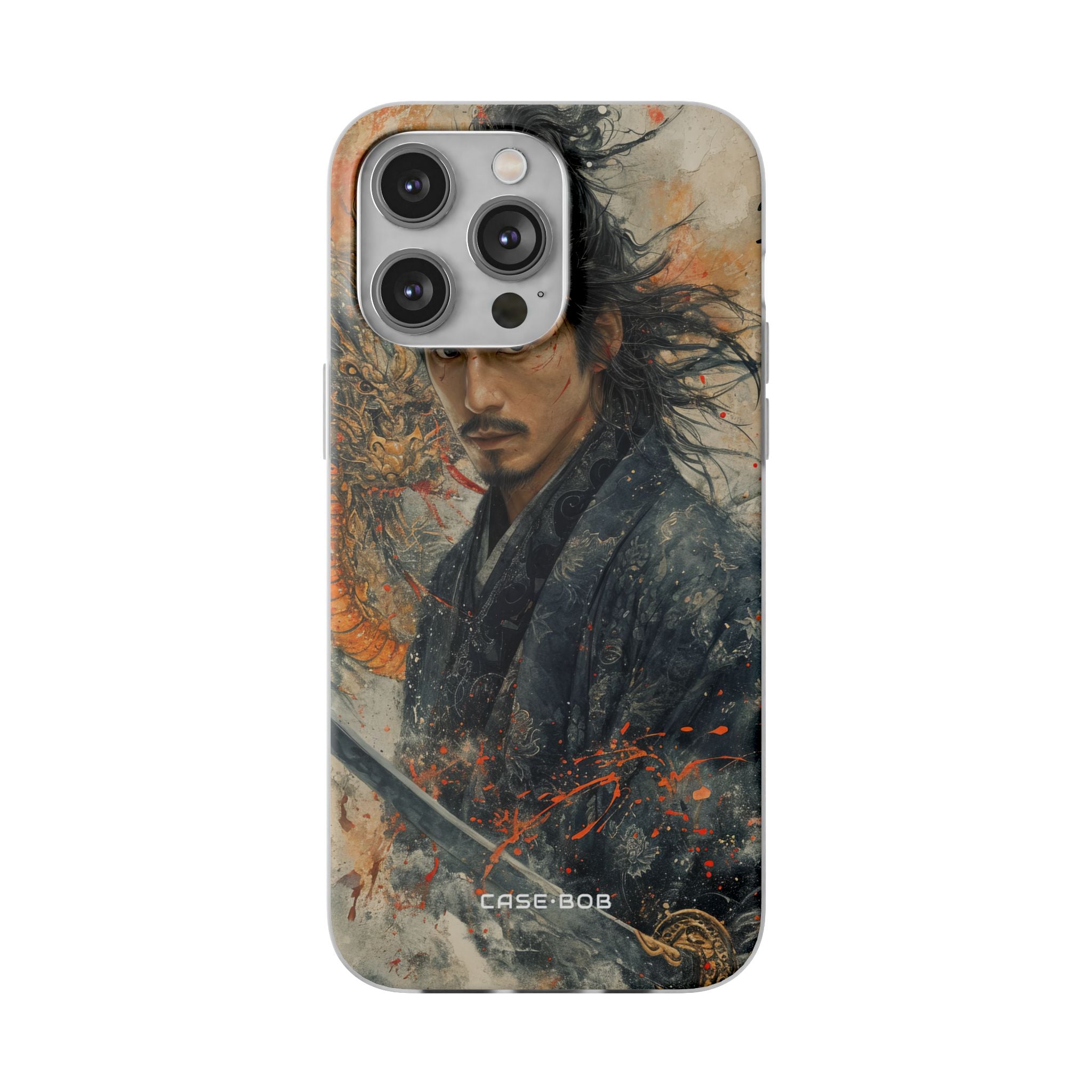 Dragonblade Warrior iPhone 14 Pro Max -pehmeä suojakotelo