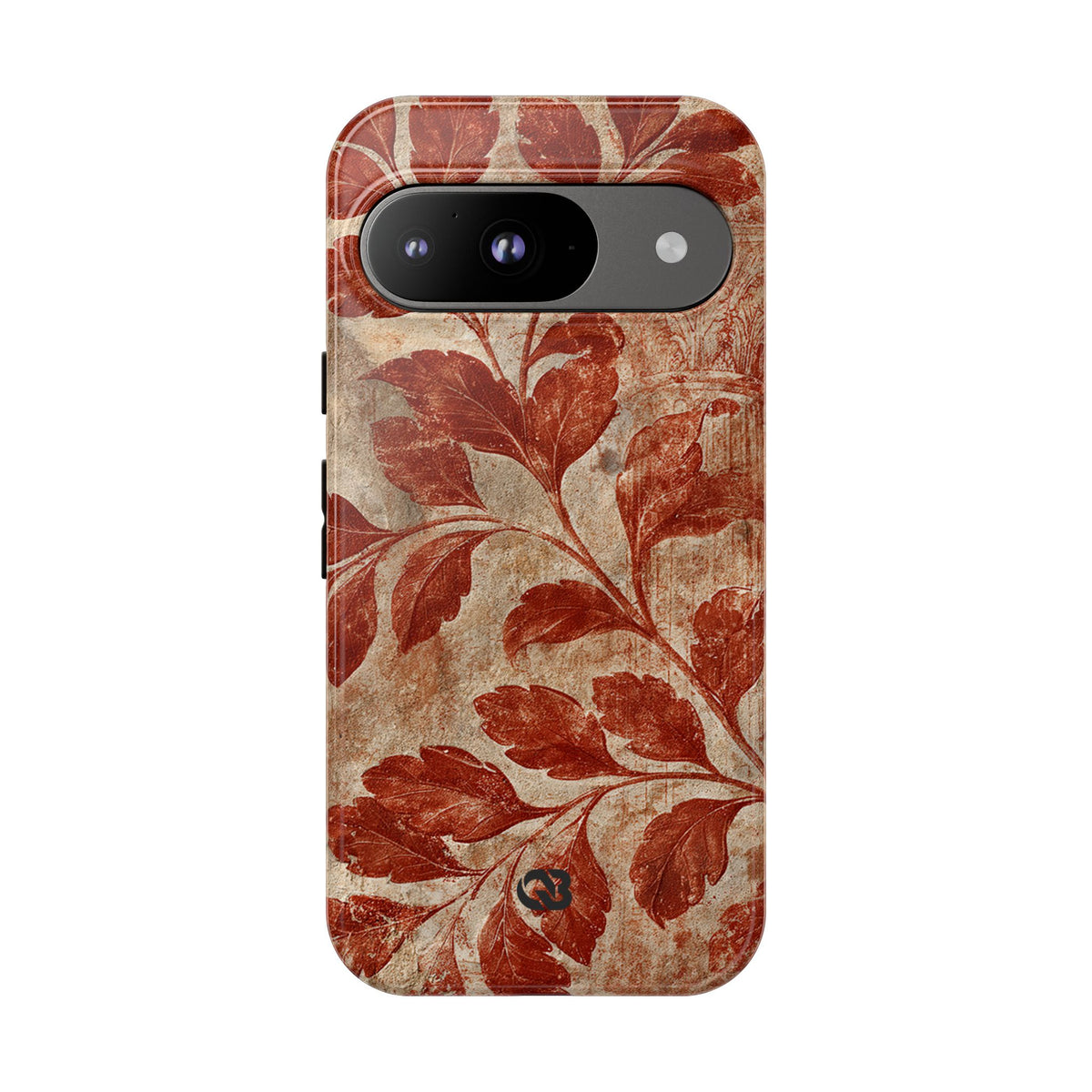Terracotta Botanical Fresco · Tough Phone Case for Pixel ·  Red