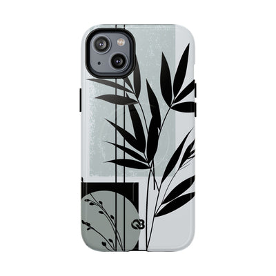 Grey Tough 2.0 Magsafe Phone Case for iPhone - Sage Bamboo Noir