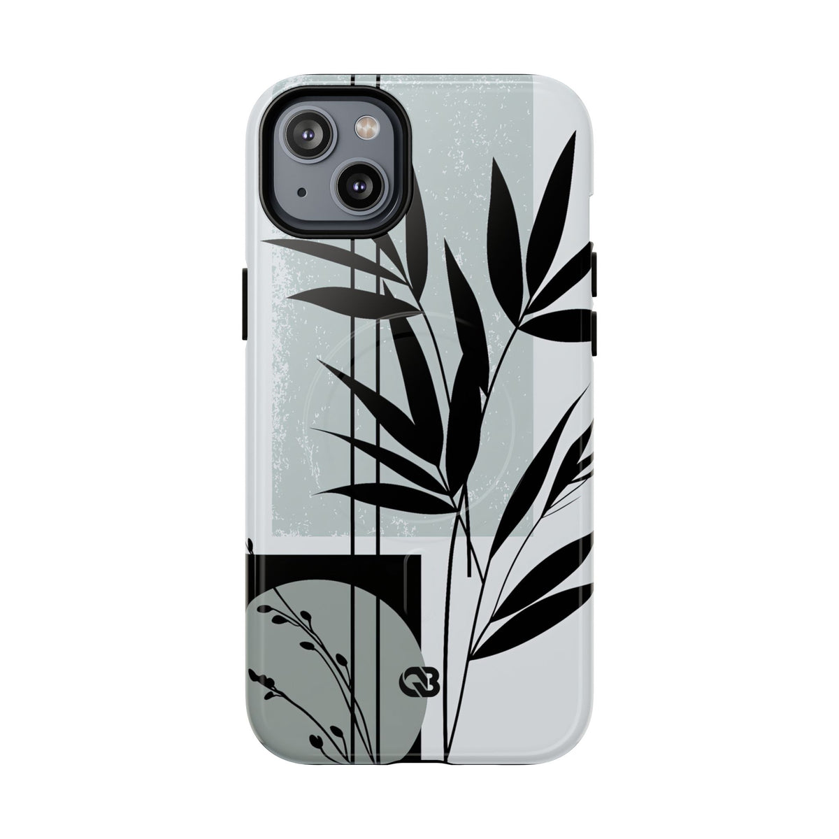 Zen Bamboo Silhouette · Tough 2.0 Magnetic Phone Case for iPhone · Green
