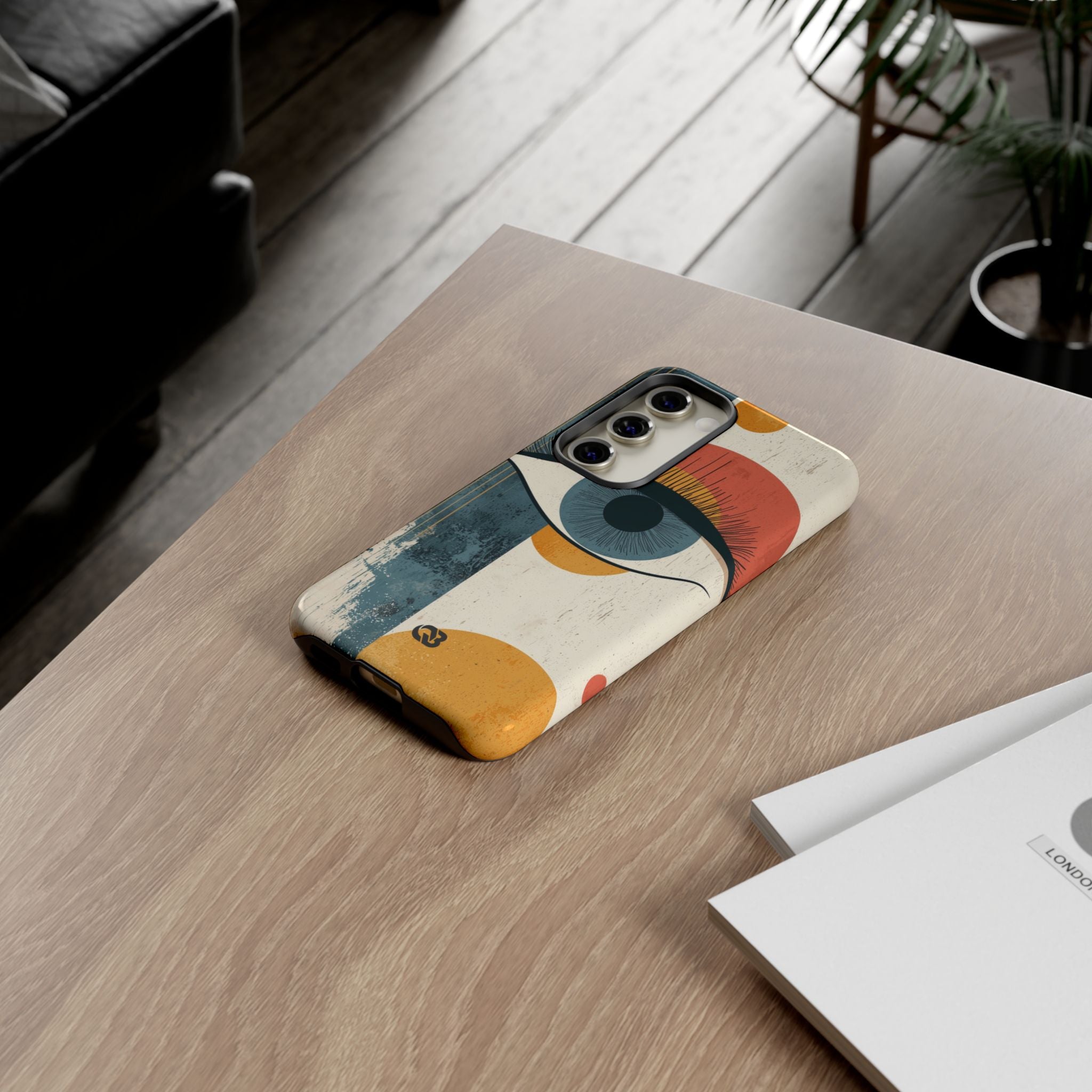 Distressed Azure Ocular · Tough Handyhülle für Samsung