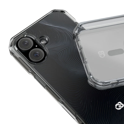 Black Impact MagSafe Phone Case for iPhone - Obsidian Ridge Flux