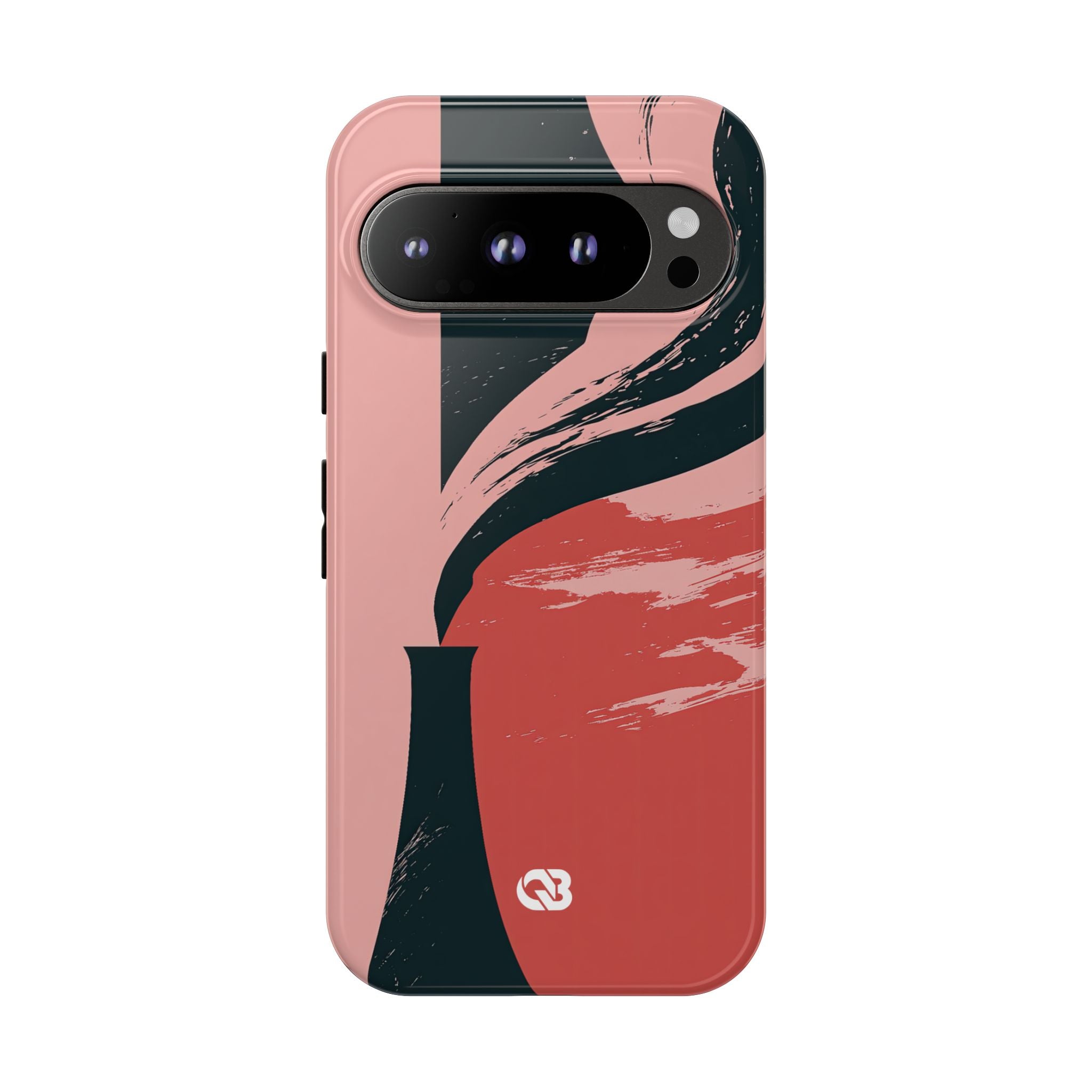 Pink Tough Phone Case for Google Pixel - Cinder Rose Plume