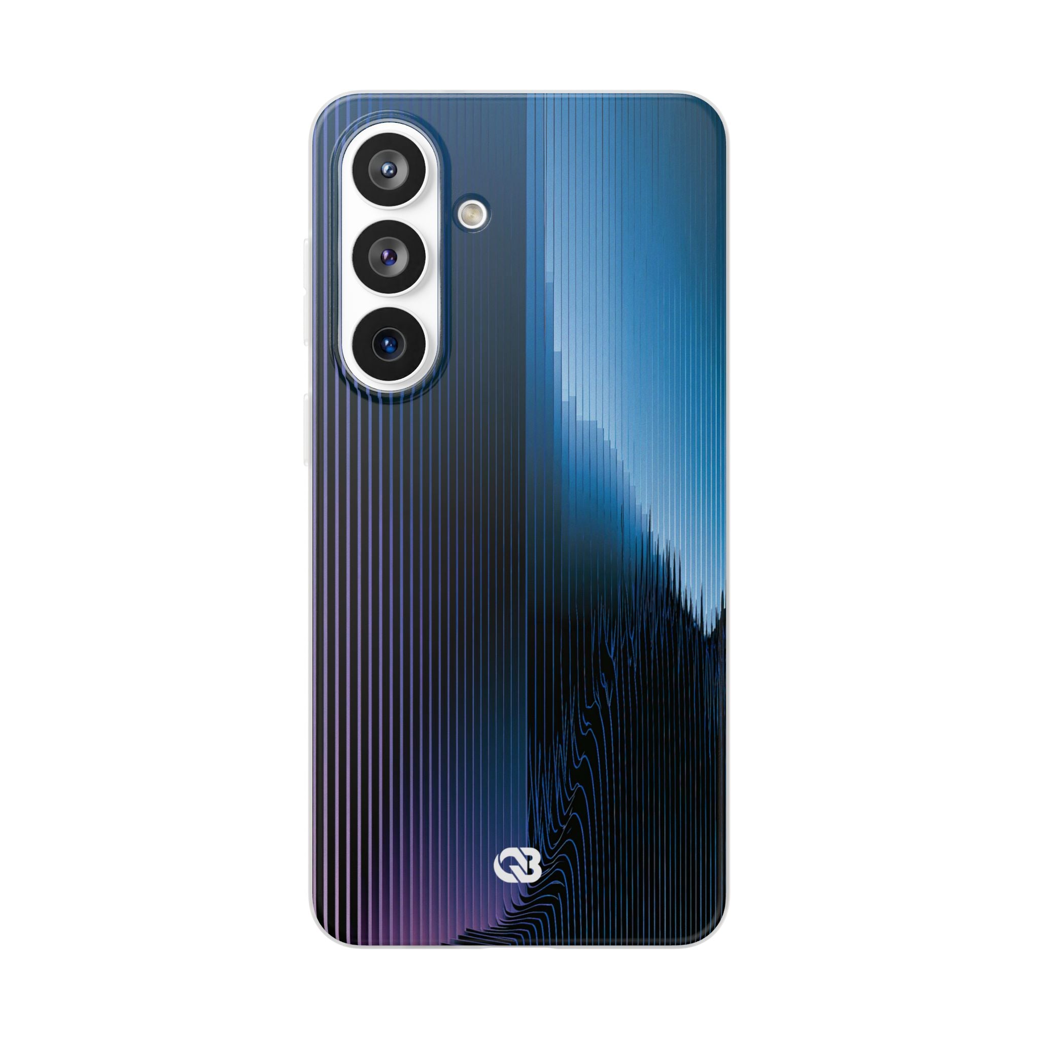 Blue Lite Phone Case for Samsung - Indigo Distortion Wave