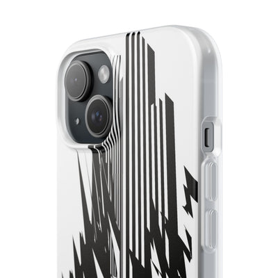 White Lite Phone Case for iPhone - Shattered Vector Spire