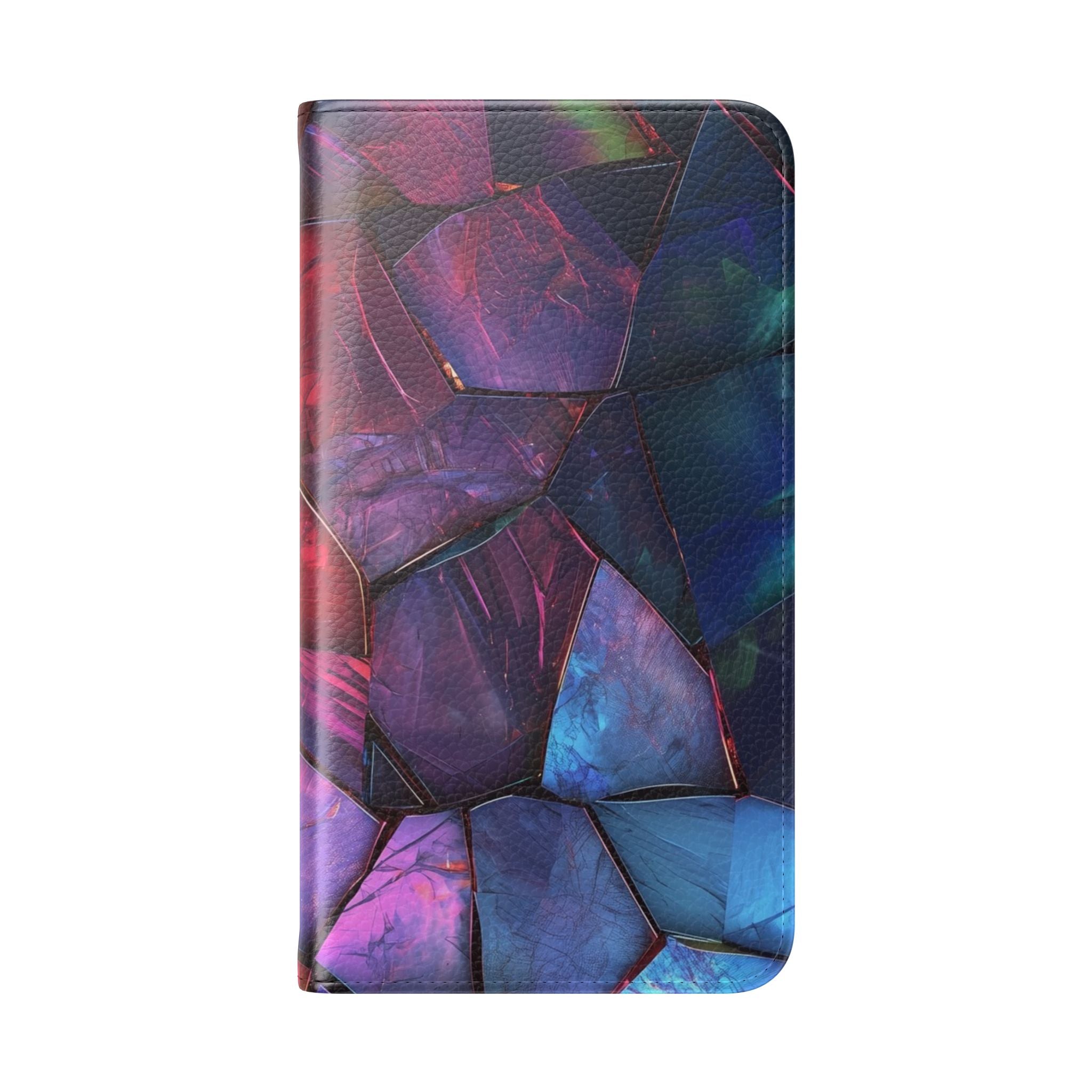 Crimson Shard Mosaic - Samsung S23 Case - Wallet