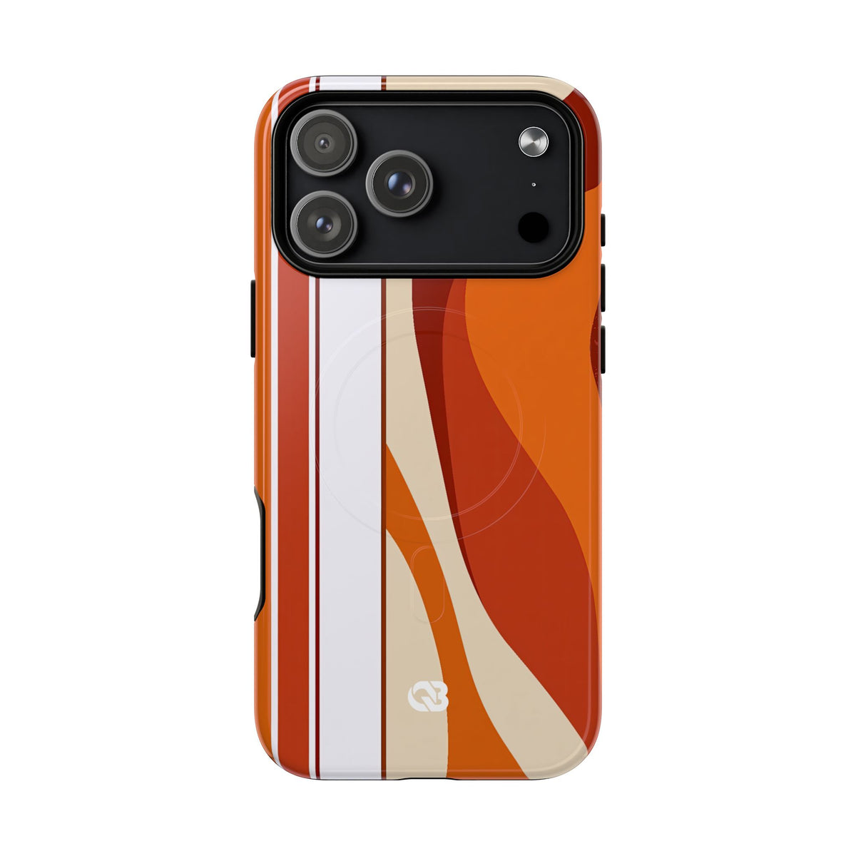 Terracotta Strata · Tough 2.0 Magnetic Phone Case for iPhone · Orange