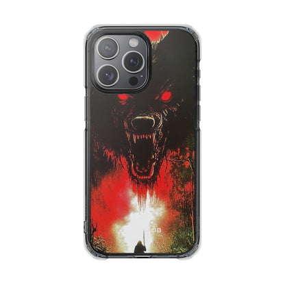 Crimson Wolf iPhone 15 Pro Max Case - Impact