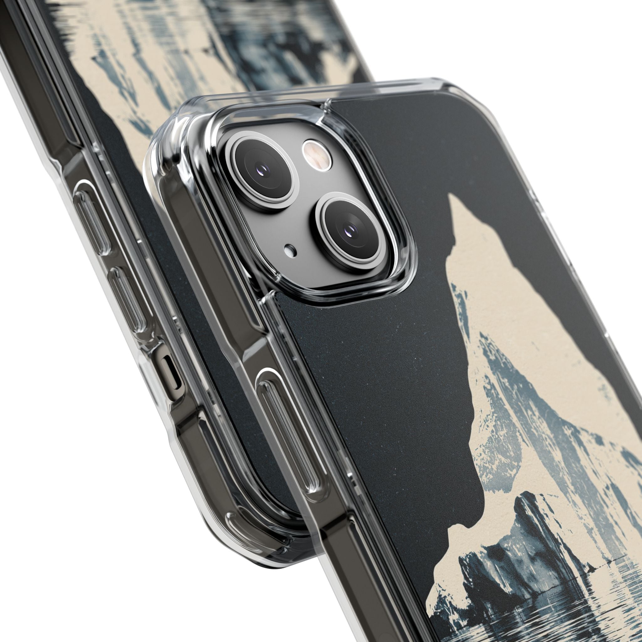 Blue Impact MagSafe Phone Case for iPhone - Frozen Navy Monolith