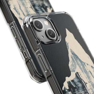 Blue Impact MagSafe Phone Case for iPhone - Frozen Navy Monolith