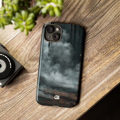 Shadowed Pine Mist · Tough Phone Case for iPhone · Black