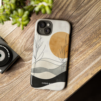 Orange Halo iPhone 15 Plus Case - Tough