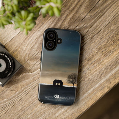 Midnight Cabin Glow · Tough Hoesje voor iPhone