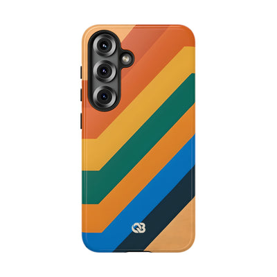 Retro Ridge Lines · Tough Phone Case for Samsung