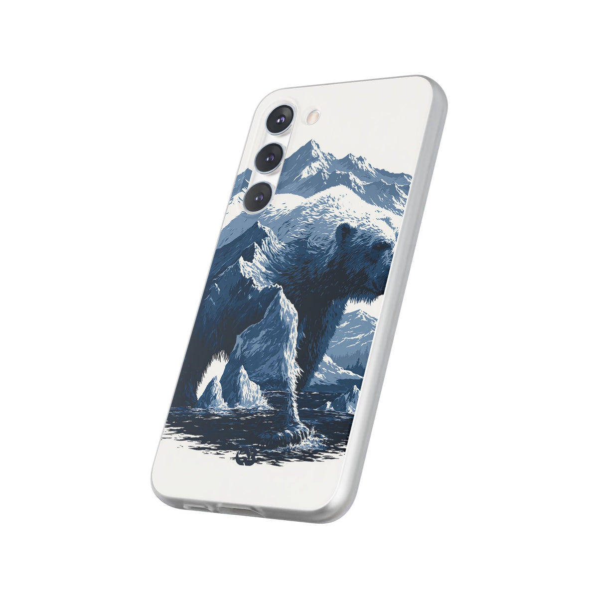 Fjord Summit Bear · Lite Phone Case for Samsung · Blue