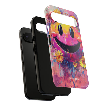 Smiley Bloom Google Pixel 9 Pro XL Case - Tough
