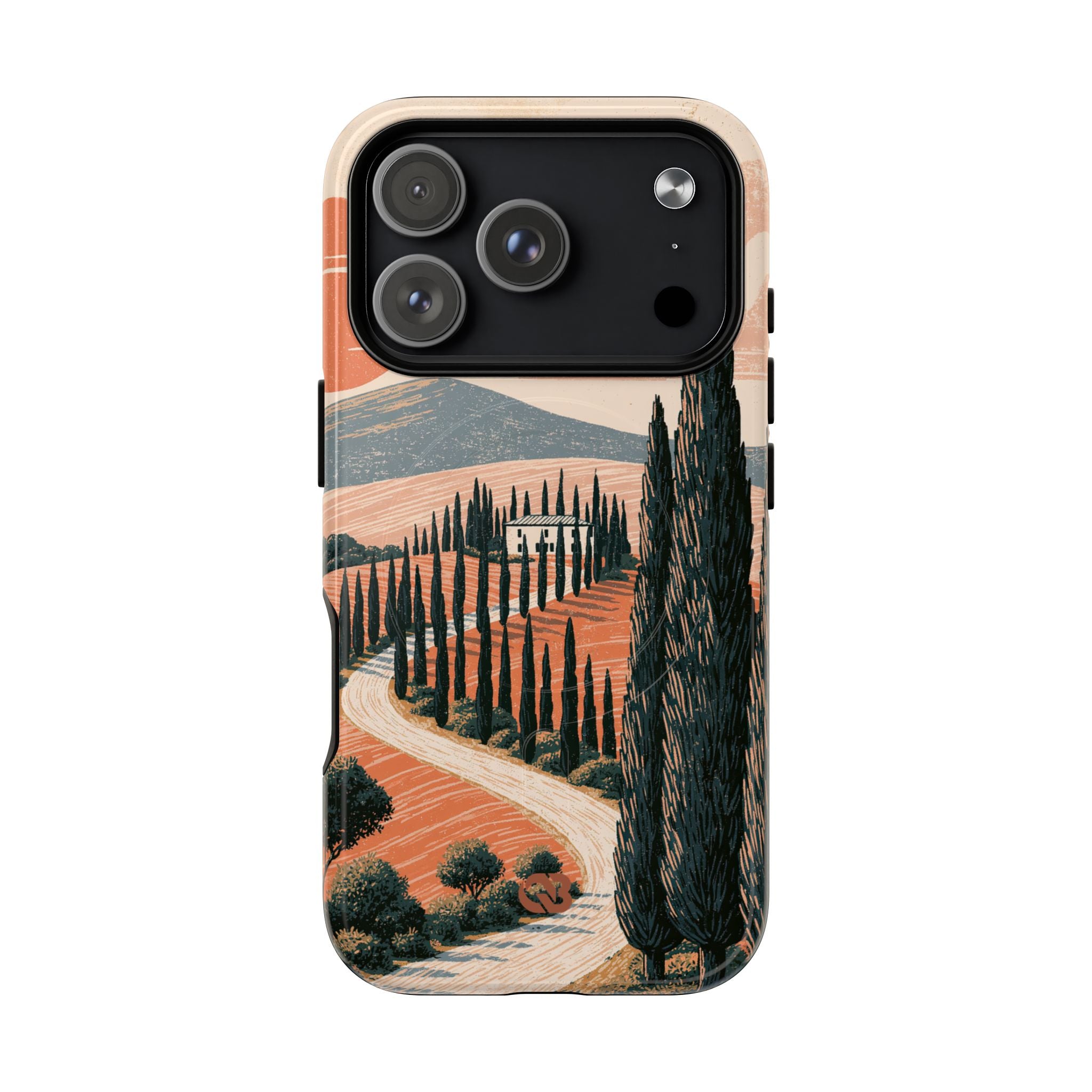 Orange Tough 2.0 Magsafe Phone Case for iPhone - Terracotta Ridge Trail