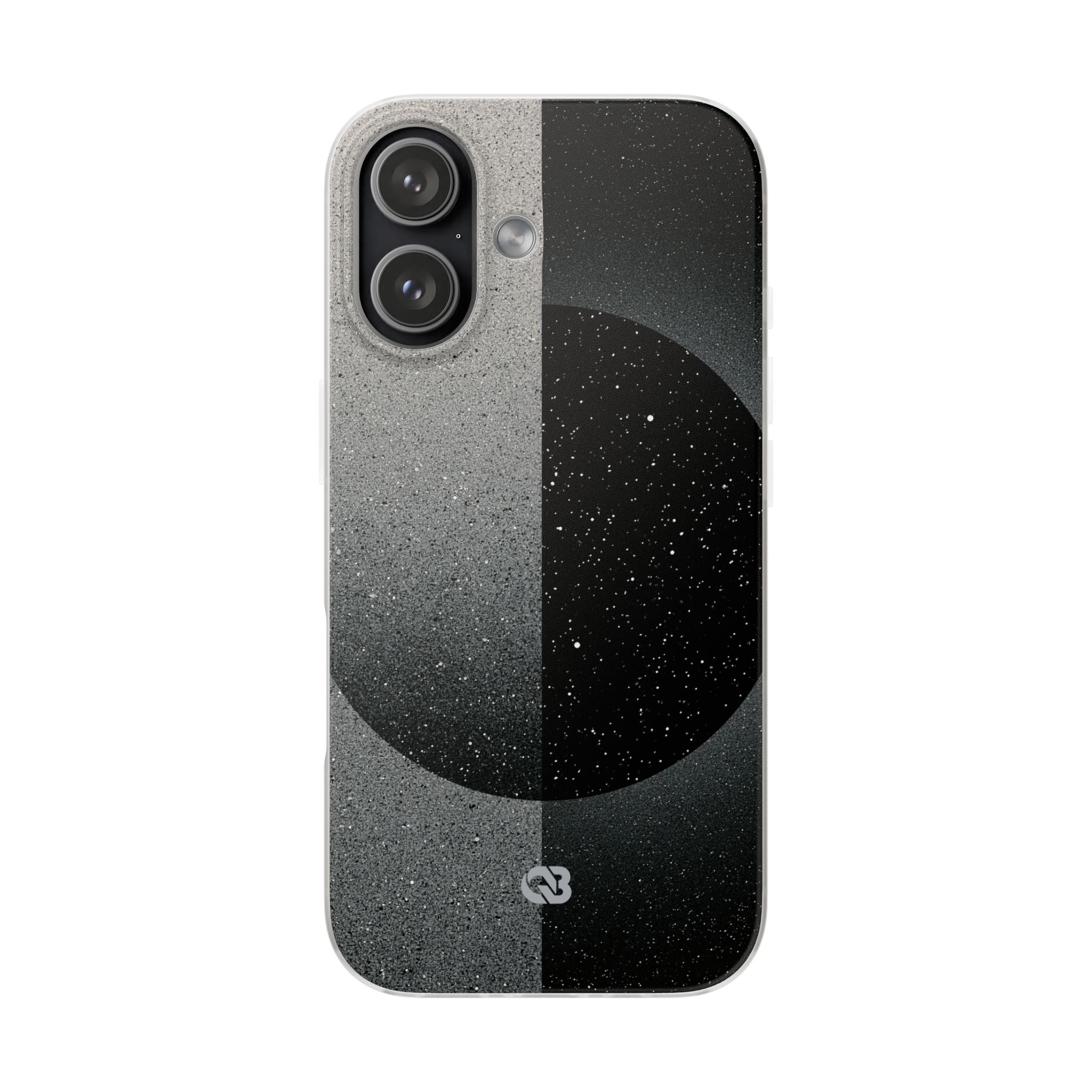 Black Lite Phone Case for iPhone - Lunar Static Orbit