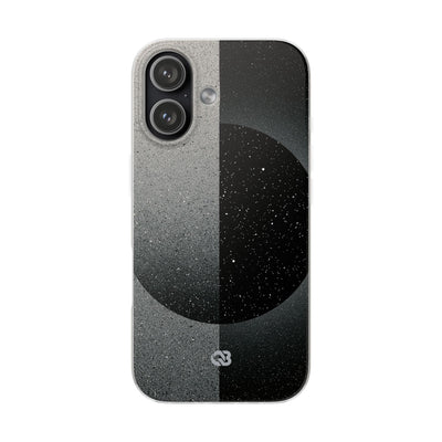 Black Lite Phone Case for iPhone - Lunar Static Orbit