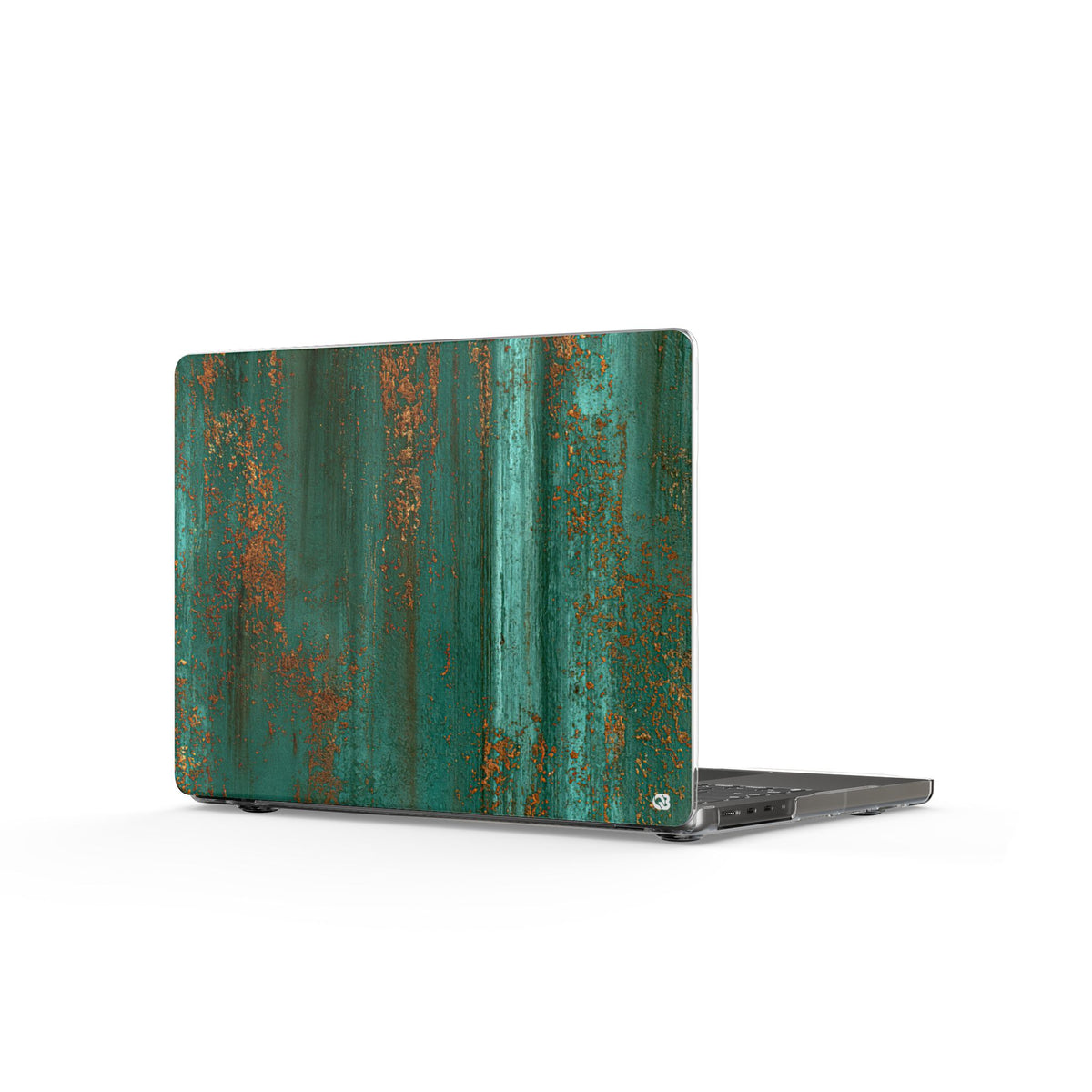 Oxidized Verdigris · Clear Hard Case for MacBook · Teal